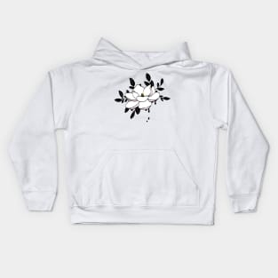 White magnolia Kids Hoodie